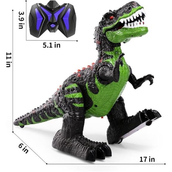 Remote Control DinosaurToys for Boys 3 4 5 6 7 8 Years,Electric Stunt RC Walking - Picture 3 of 7